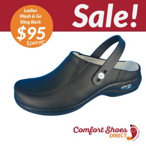 Comfort Shoes Direct - Wash&Go Newspaper nurses shoe
